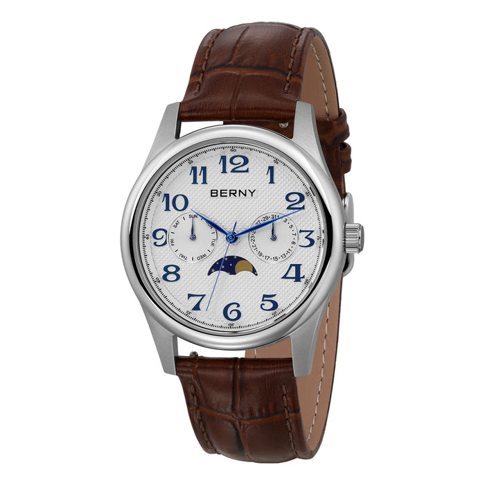 Herrenuhr mit Lederarmband