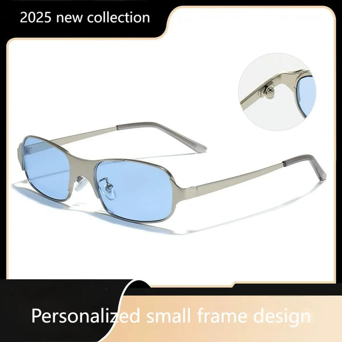 Sonnenbrille, Cat-Eye-Form mit Fassung aus Edelstahl für Damen