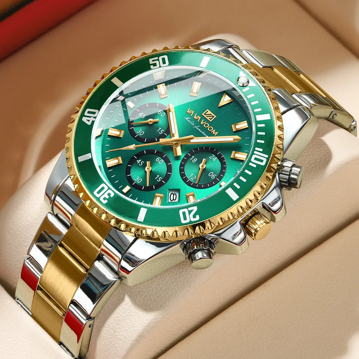 VA VA VOOM Herren Uhr - Automatik-Taucheruhr mit Saphirglas