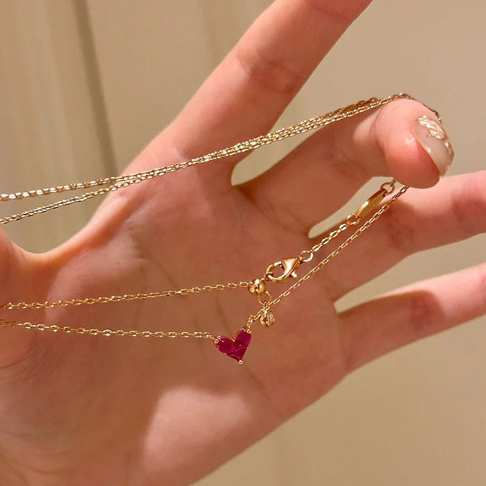 Love Halskette, mit kleinem Herz-Motiv