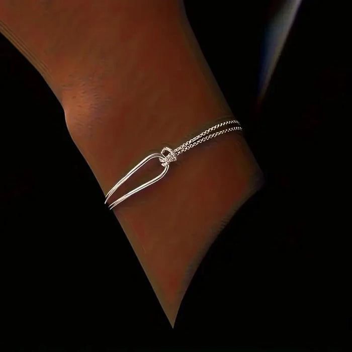 Edles Silberarmband – 925 Sterling Kettenarmband für Damen